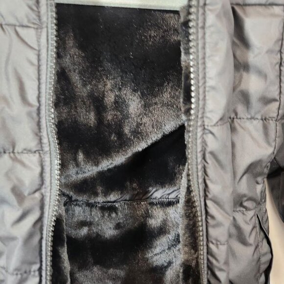 THE NORTH FACE Teen Girls' Reversible‎ Mossbud Swirl Jacket in Black - Size XS - Picture 6 of 8